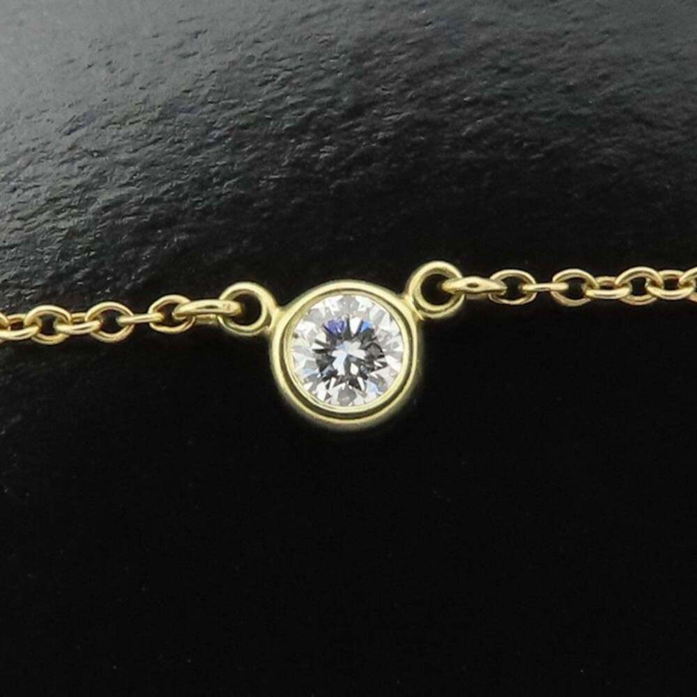 TIFFANY Gold Diamond Necklace - Picture 3 of 6